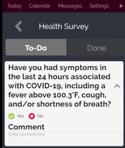Rosemark COVID-19 Health Survey